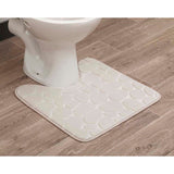 Contour Bath Rug Memory Foam Mat 3D Pebble 20L x 20W