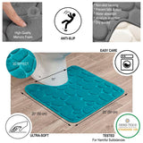 Contour Bath Rug Memory Foam Mat 3D Pebble 20L x 20W