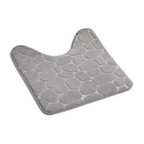 Contour Bath Rug Memory Foam Mat 3D Pebble 20L x 20W