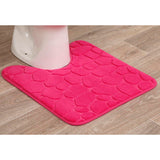 Contour Bath Rug Memory Foam Mat 3D Pebble 20L x 20W