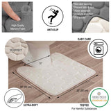 Contour Bath Rug Memory Foam Mat 3D Pebble 20L x 20W