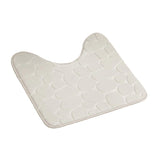 Contour Bath Rug Memory Foam Mat 3D Pebble 20L x 20W