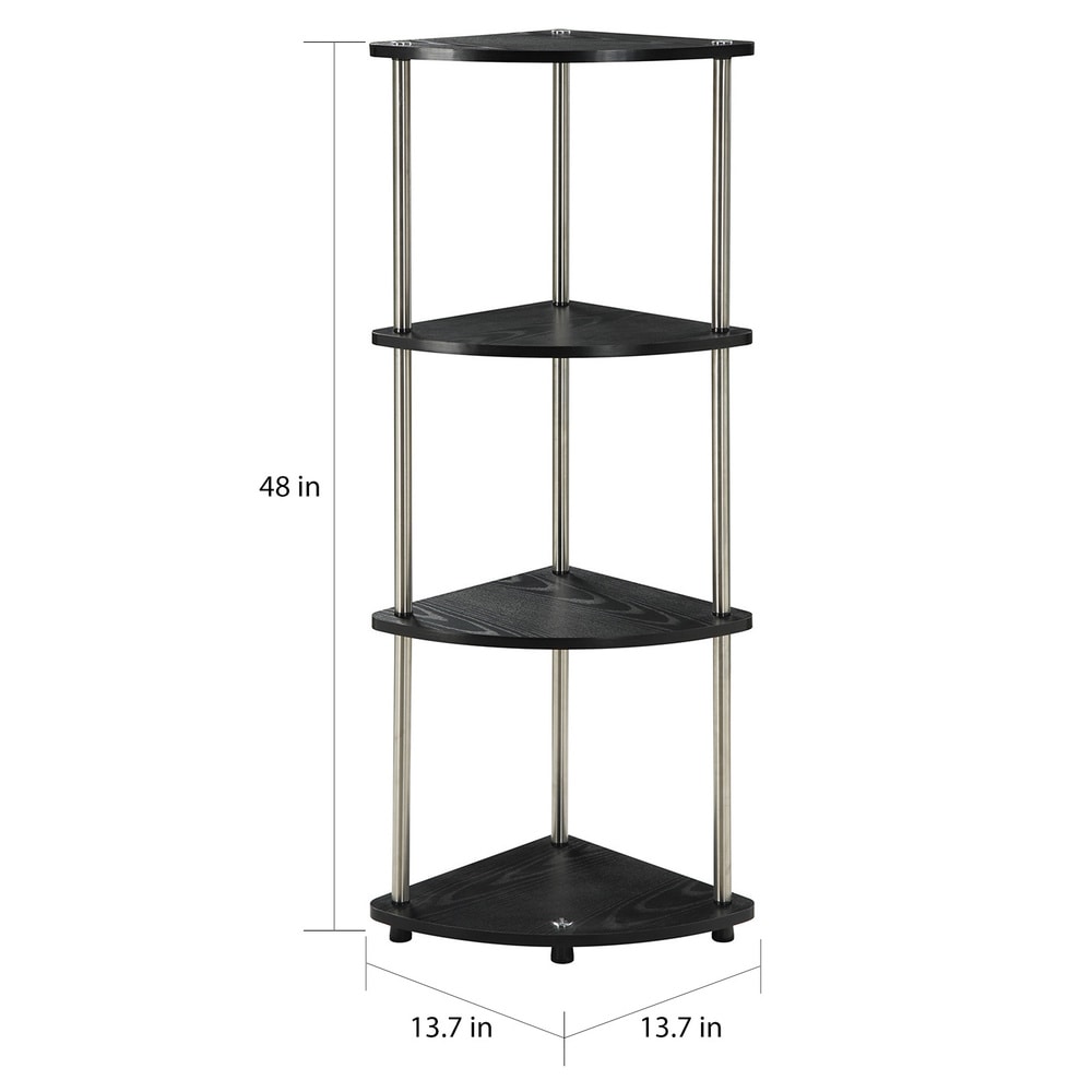 Convenience Concepts Designs2Go 4 Tier Corner Shelf