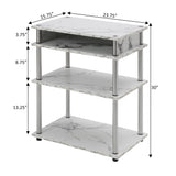 Convenience Concepts Designs2Go No Tools Printer Stand with Shelves