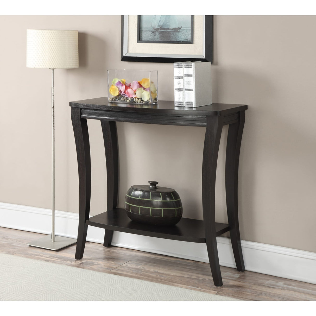 Convenience Concepts Newport Console Table with Shelf