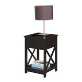 Convenience Concepts Oxford 1 Drawer End Table with Shelf