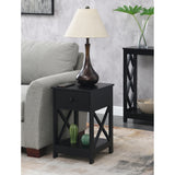 Convenience Concepts Oxford 1 Drawer End Table with Shelf