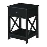 Convenience Concepts Oxford 1 Drawer End Table with Shelf