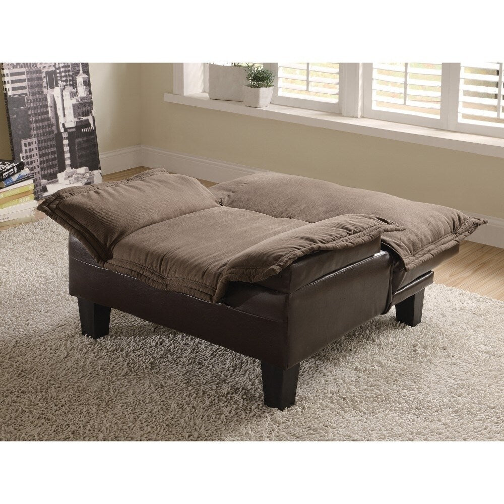 Convertible Chair Sofa Bed, Brown