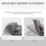 Convertible Floor Sofa Chair,Folding Couch Bed,Guest Chaise Lounge