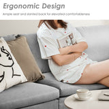 Convertible L-Shaped Sectional Sofa Couch with Reversible Chaise - 75.5" x 58.5" x 31.5" (W x D x H)
