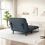 Convertible Tri-Fold Sofa Bed with Adjustable Backrest & Pillow
