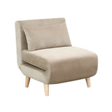 Convertible Upholstered Sofa Bed Sleeper Chair