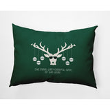 Cool Christmas Deer Accent Pillow