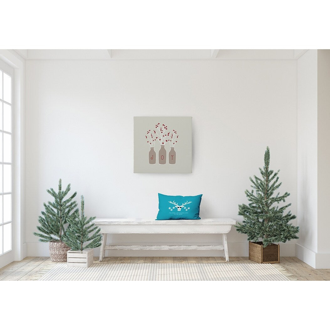 Cool Christmas Deer Accent Pillow