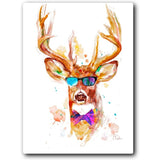 Cool Stag 16x20 Gallery Wrapped Stretched Canvas