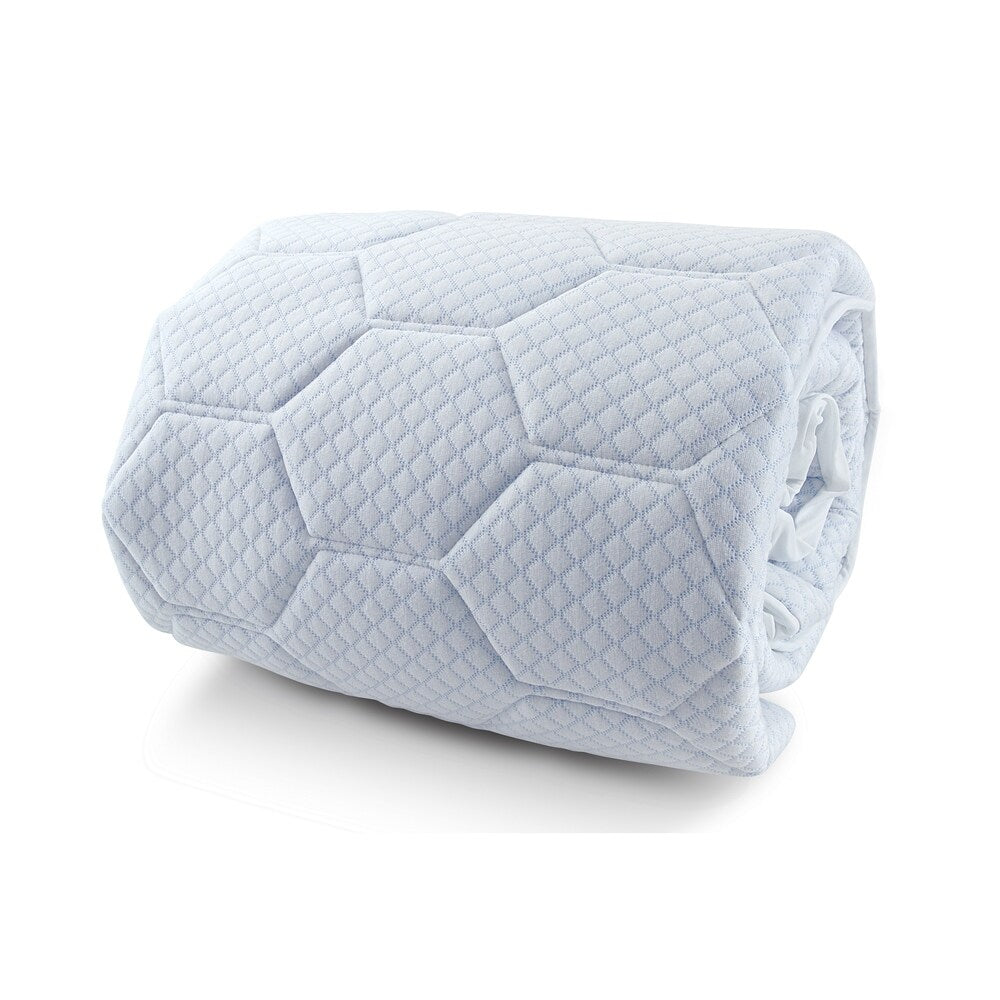 Arctic Sleep Cooling Gel Memory Foam Mattress Topper with Skirt