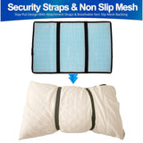 Cooling Gel Pillow Pad w Chill Gel Cells Cooling Mat For Hot Flashes, Dog & More