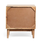Cooney Boho Handcrafted Acacia Wood Nightstand (Set of 2) by Christopher Knight Home