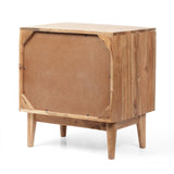 Cooney Boho Handcrafted Acacia Wood Nightstand (Set of 2) by Christopher Knight Home