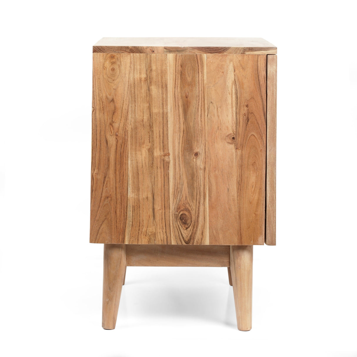 Cooney Boho Handcrafted Acacia Wood Nightstand (Set of 2) by Christopher Knight Home
