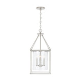 Cooper 4-light Hanging Pendant w/ Clear Seeded Glass