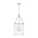 Cooper 4-light Hanging Pendant w/ Clear Seeded Glass