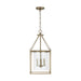 Cooper 4-light Hanging Pendant w/ Clear Seeded Glass
