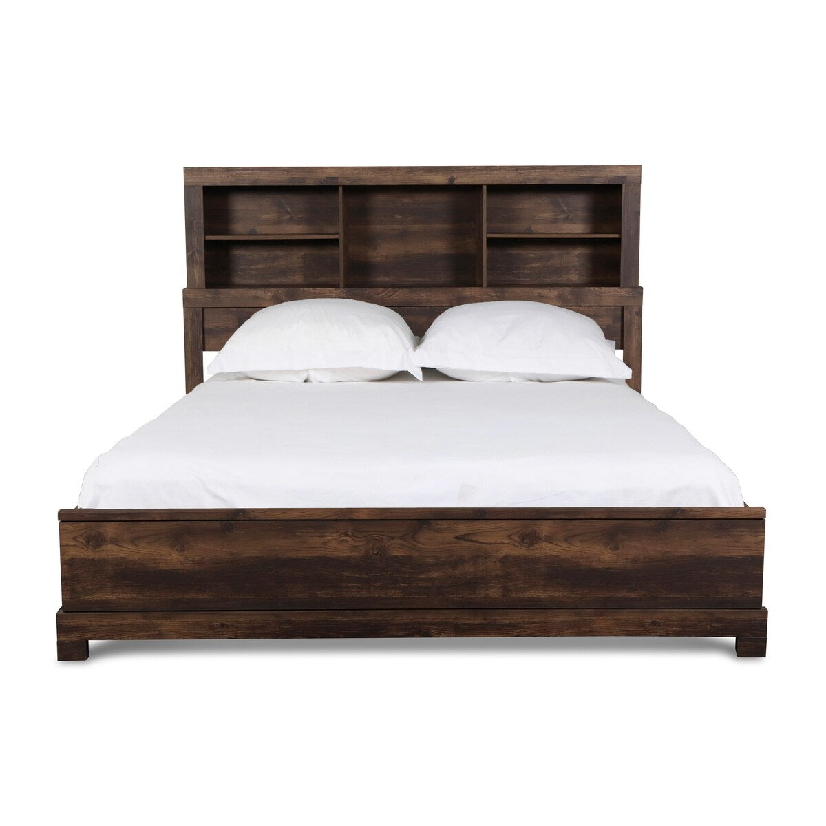 New Classic Furniture Cooper Ranchero Bed with Bookcase Headboard