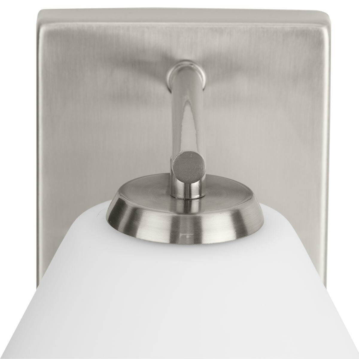Copeland Collection One-Light Brushed Nickel Mid-Century Modern Vanity Light - 6 in x 7 in x 8 in