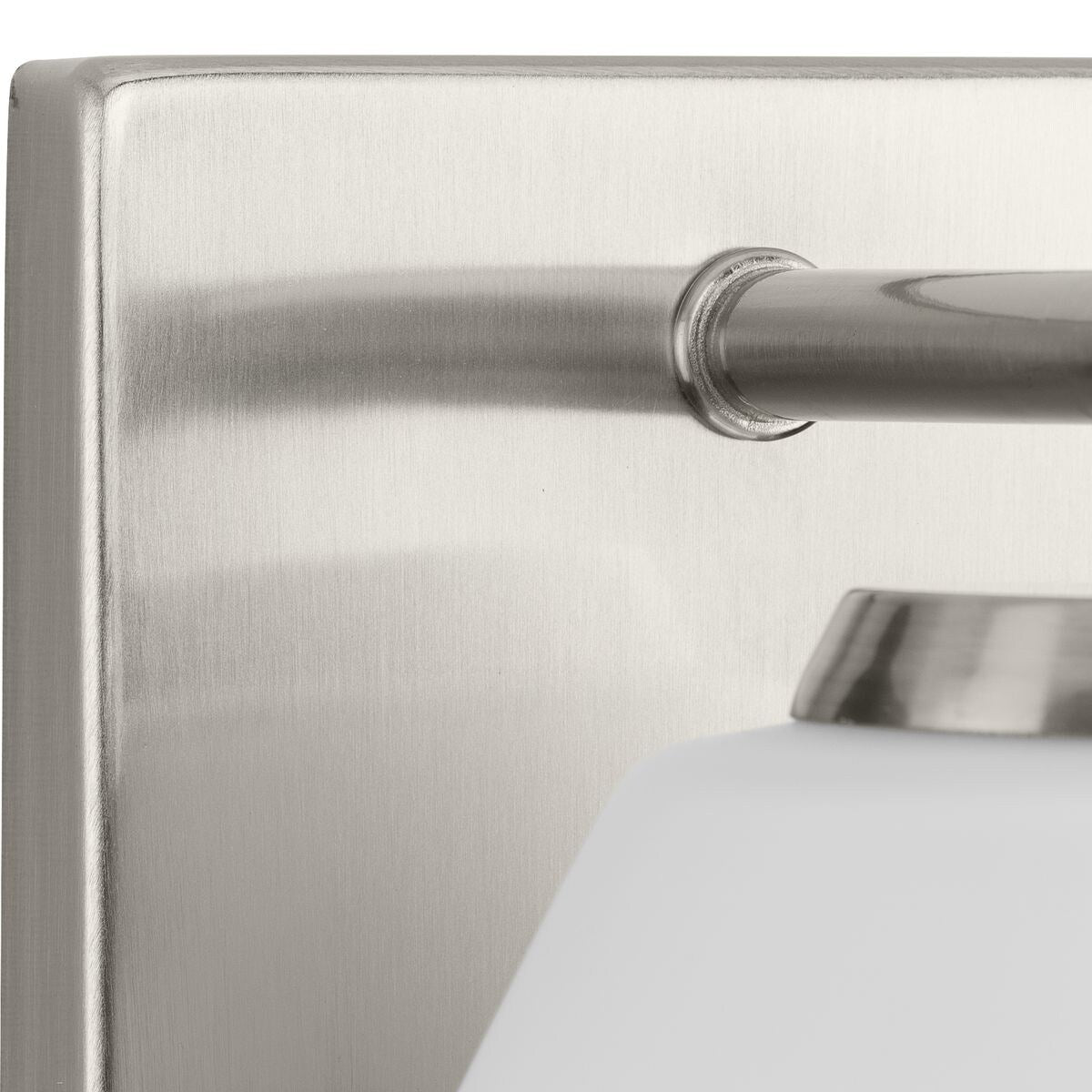 Copeland Collection One-Light Brushed Nickel Mid-Century Modern Vanity Light - 6 in x 7 in x 8 in