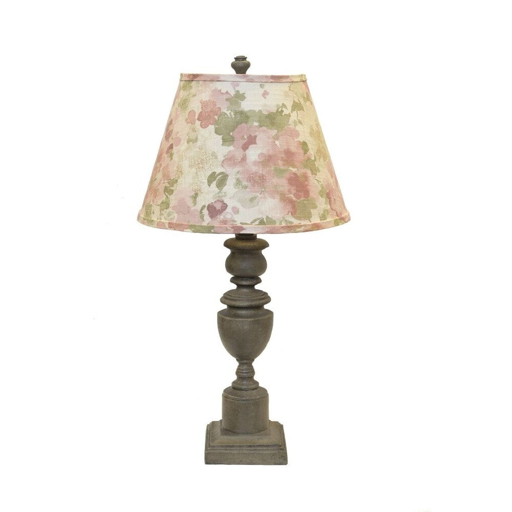 Copen 26" Table Lamp with After Glow Floral Shade