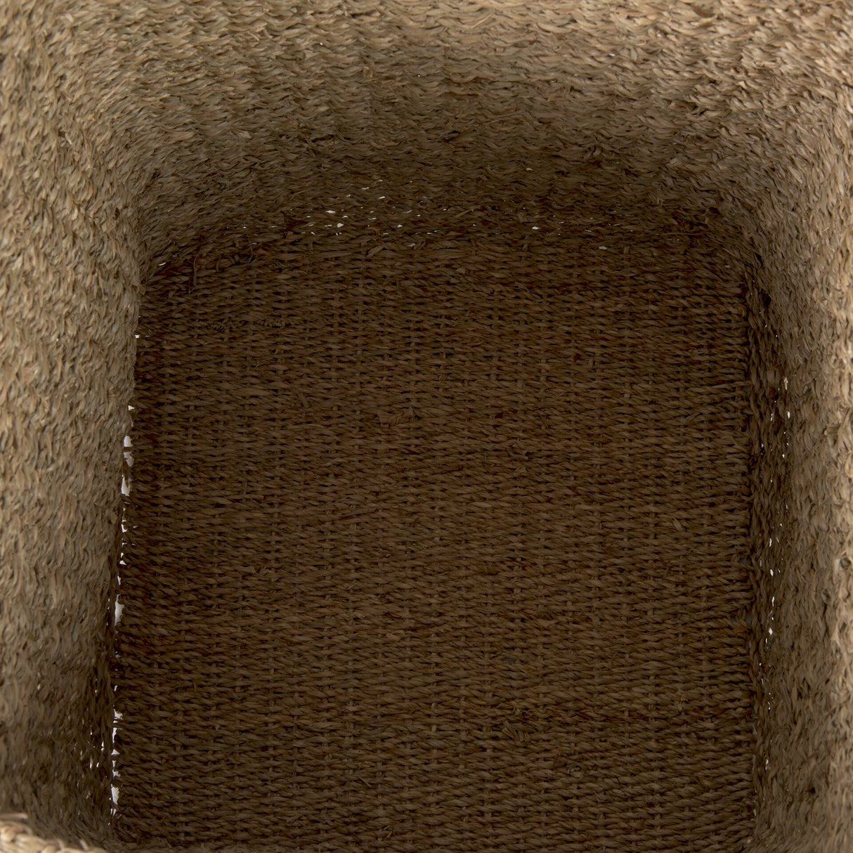 Copenhagen 15.7L x 15.7W x 15.7H (Set of 3) Medium Brown Square Twisted Seagrass Square Basket