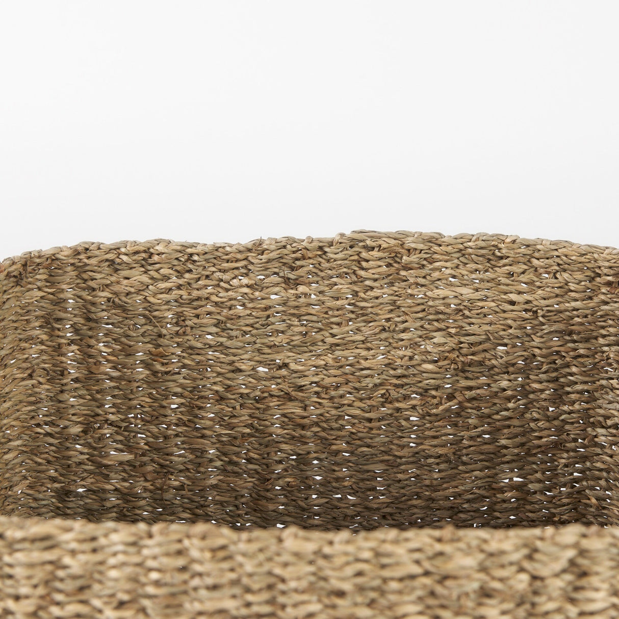 Copenhagen 15.7L x 15.7W x 15.7H (Set of 3) Medium Brown Square Twisted Seagrass Square Basket