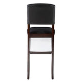 Linon Amravati Faux Leather 30-inch Espresso Bar Stool