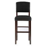 Linon Amravati Faux Leather 30-inch Espresso Bar Stool