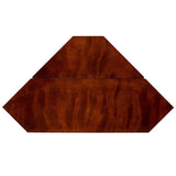 SEI Furniture Argenteum Mahogany Media TV Stand Electric Fireplace for TV's up to 46"