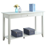 Convenience Concepts American Heritage 1 Drawer Console Table with Shelf