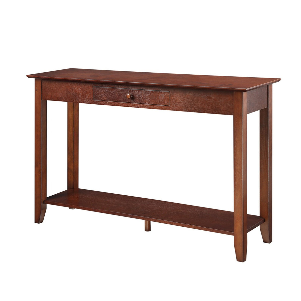Convenience Concepts American Heritage 1 Drawer Console Table with Shelf