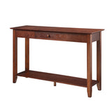 Convenience Concepts American Heritage 1 Drawer Console Table with Shelf