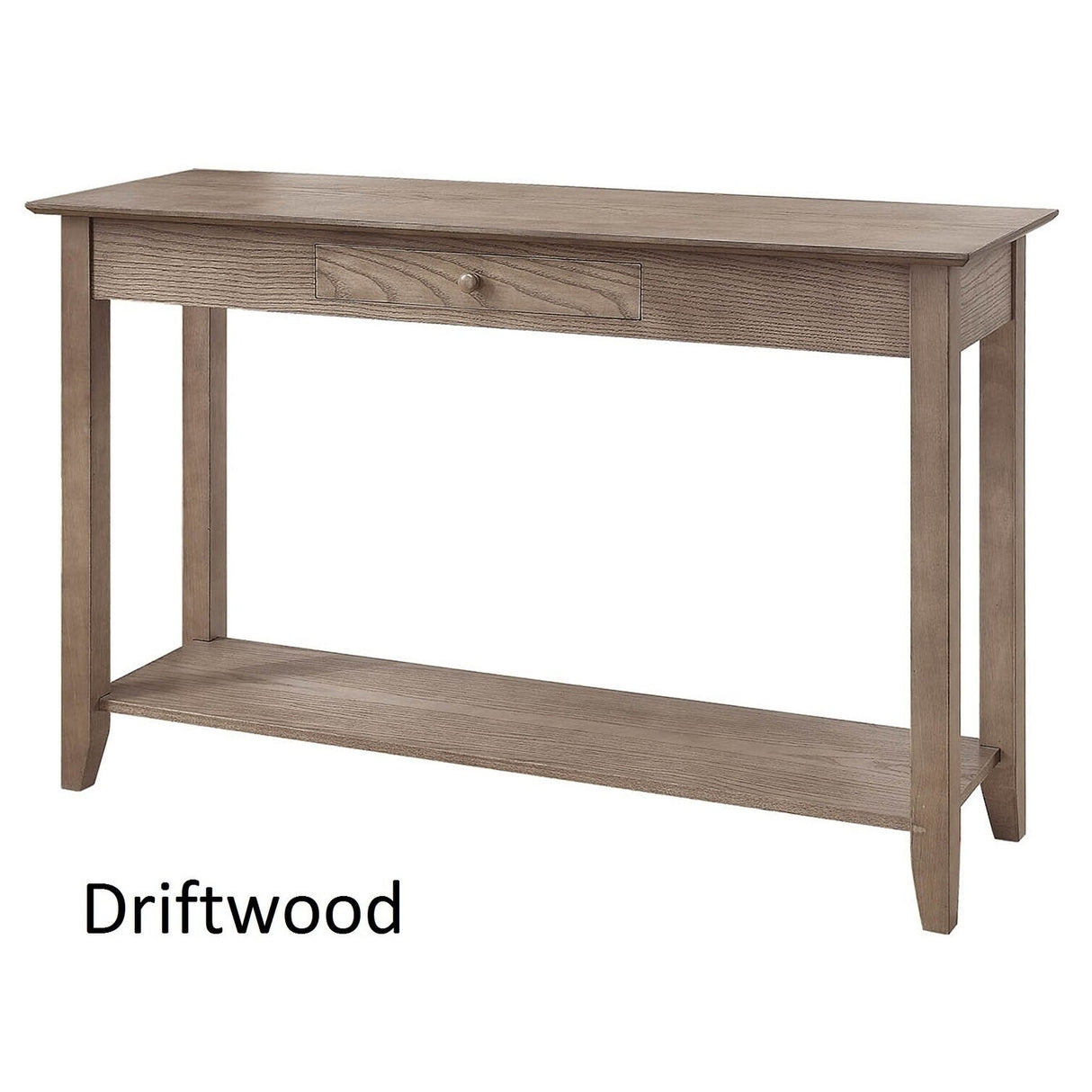 Convenience Concepts American Heritage 1 Drawer Console Table with Shelf