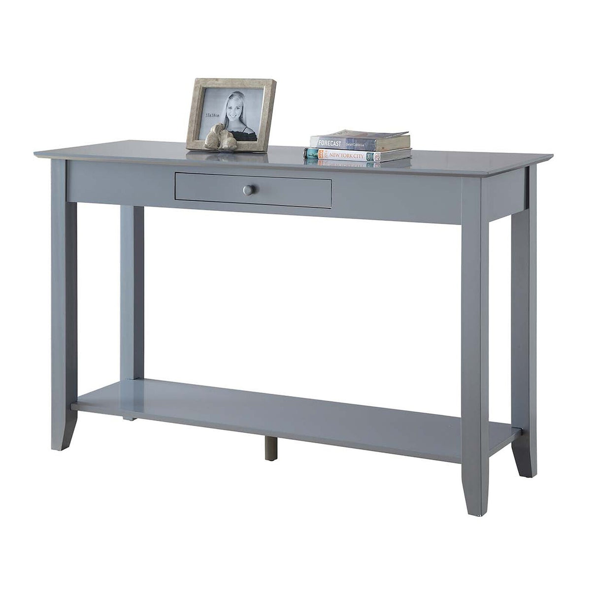 Convenience Concepts American Heritage 1 Drawer Console Table with Shelf