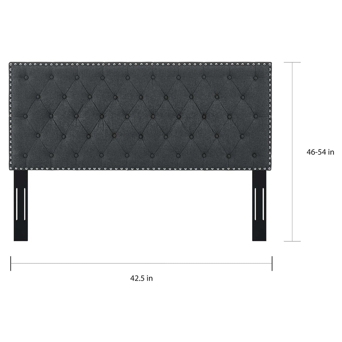 Copper Grove Avdiivka Twin Tufted Linen Headboard
