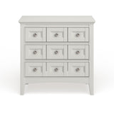 Copper Grove Beaudry Creamy White Wood Three-drawer Nightstand