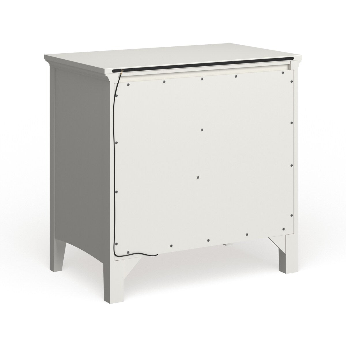 Copper Grove Beaudry Creamy White Wood Three-drawer Nightstand