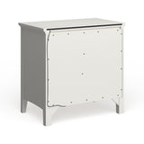 Copper Grove Beaudry Creamy White Wood Three-drawer Nightstand