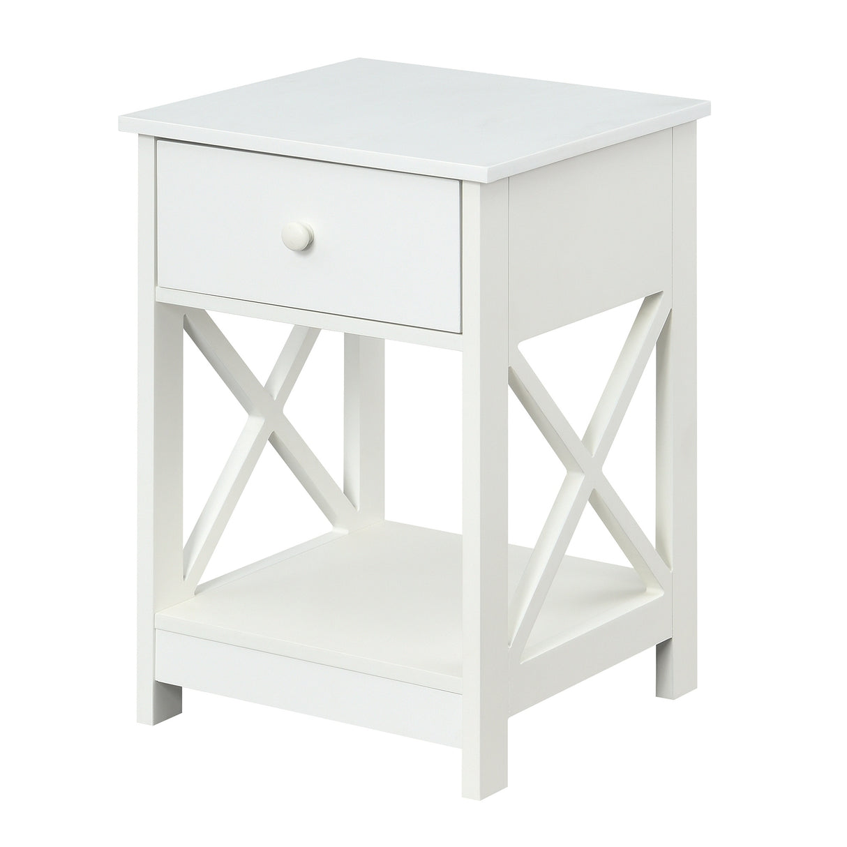 Convenience Concepts Oxford 1 Drawer End Table with Shelf