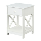 Convenience Concepts Oxford 1 Drawer End Table with Shelf
