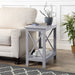 Convenience Concepts Oxford Chairside End Table with Shelf