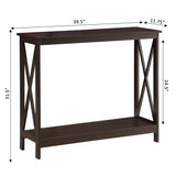 Convenience Concepts Oxford Console Table with Shelf
